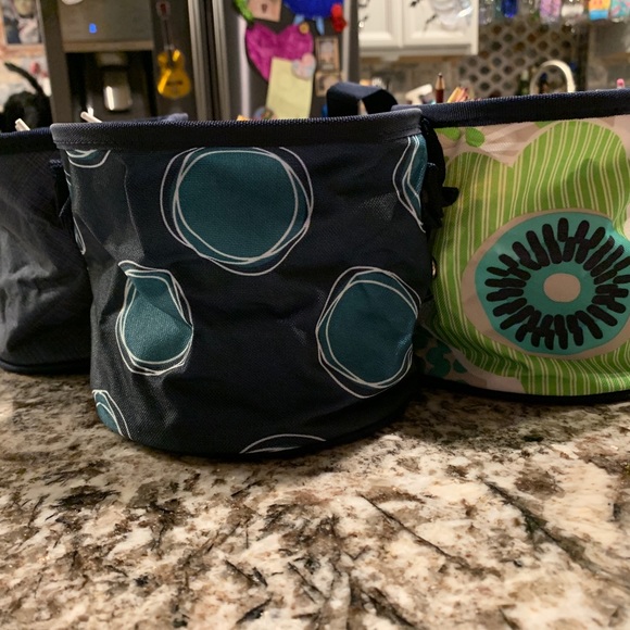 Thirty-One Oh-Snap Bin Navy Cross Pop - Picture 5 of 5
